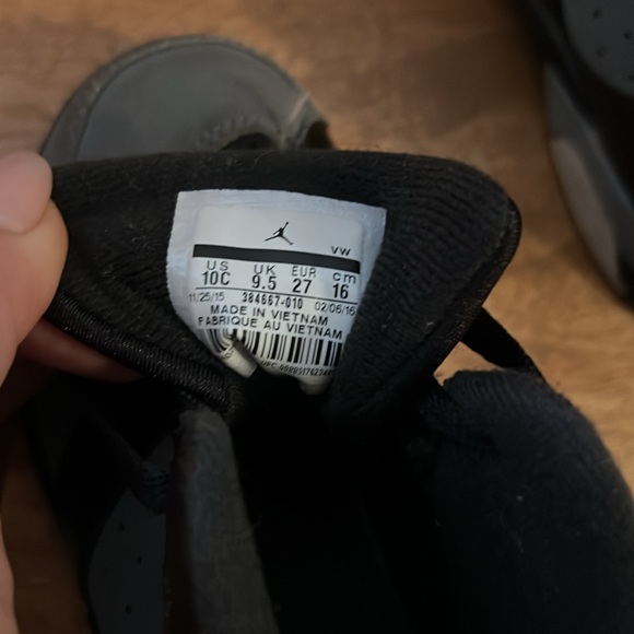 Jordan 6 cool grey size 10c - Picture 7 of 9